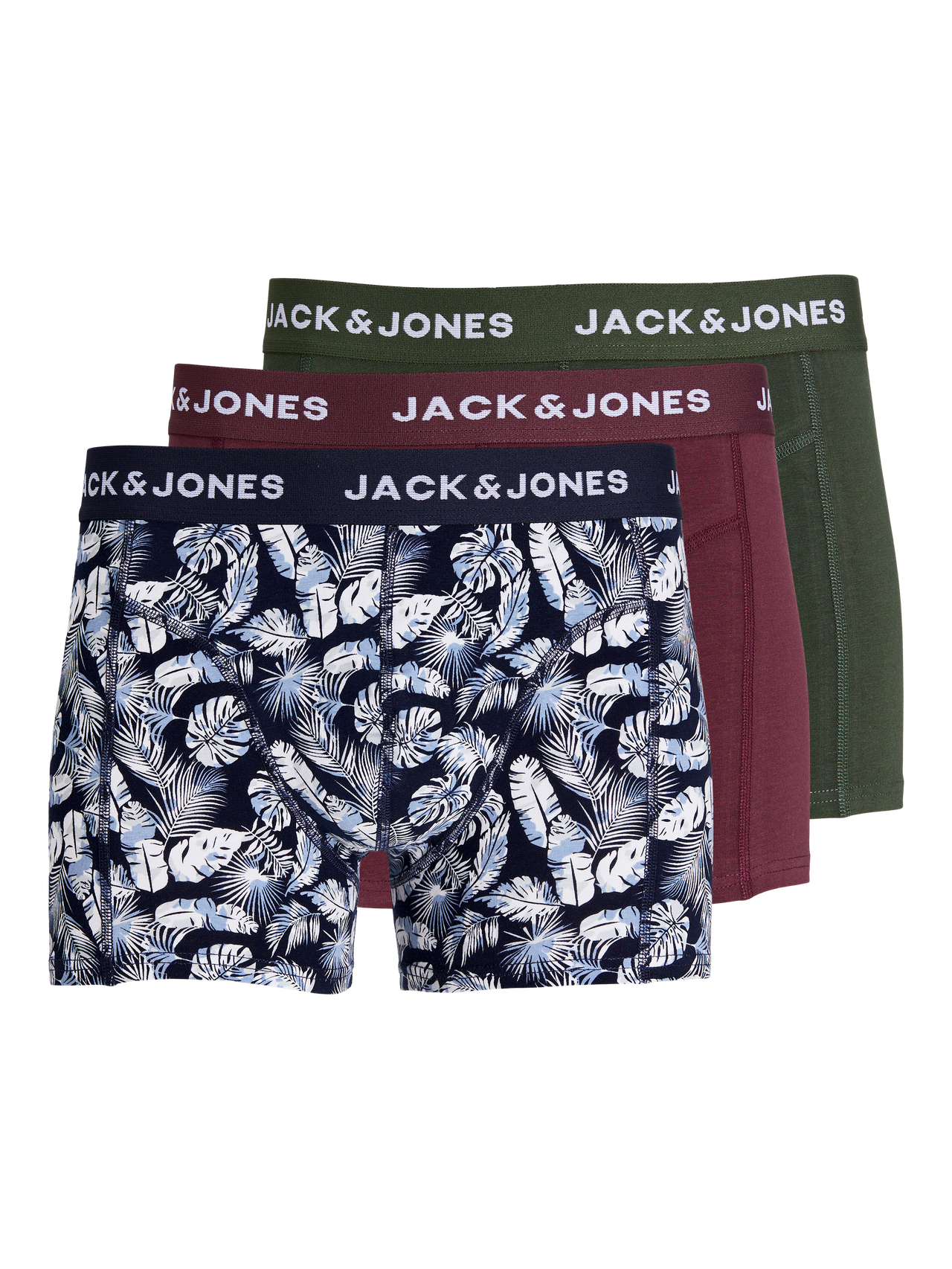 Jack & Jones 3-pack Trunks -Navy Blazer - 12259088