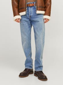 Jack & Jones JJICHRIS JJICON SQ 023 Laisvo kirpimo džinsai -Blue Denim - 12259166