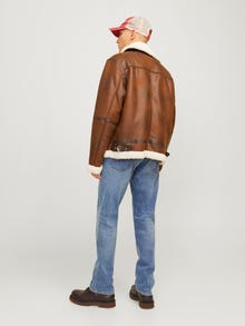 Jack & Jones JJICHRIS JJICON SQ 023 Laisvo kirpimo džinsai -Blue Denim - 12259166