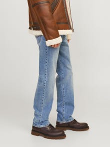 Jack & Jones JJICHRIS JJICON SQ 023 Laisvo kirpimo džinsai -Blue Denim - 12259166