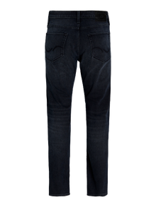 Jack & Jones JJICHRIS JJICON I.K. SQ 025 Laisvo kirpimo džinsai -Blue Denim - 12259169