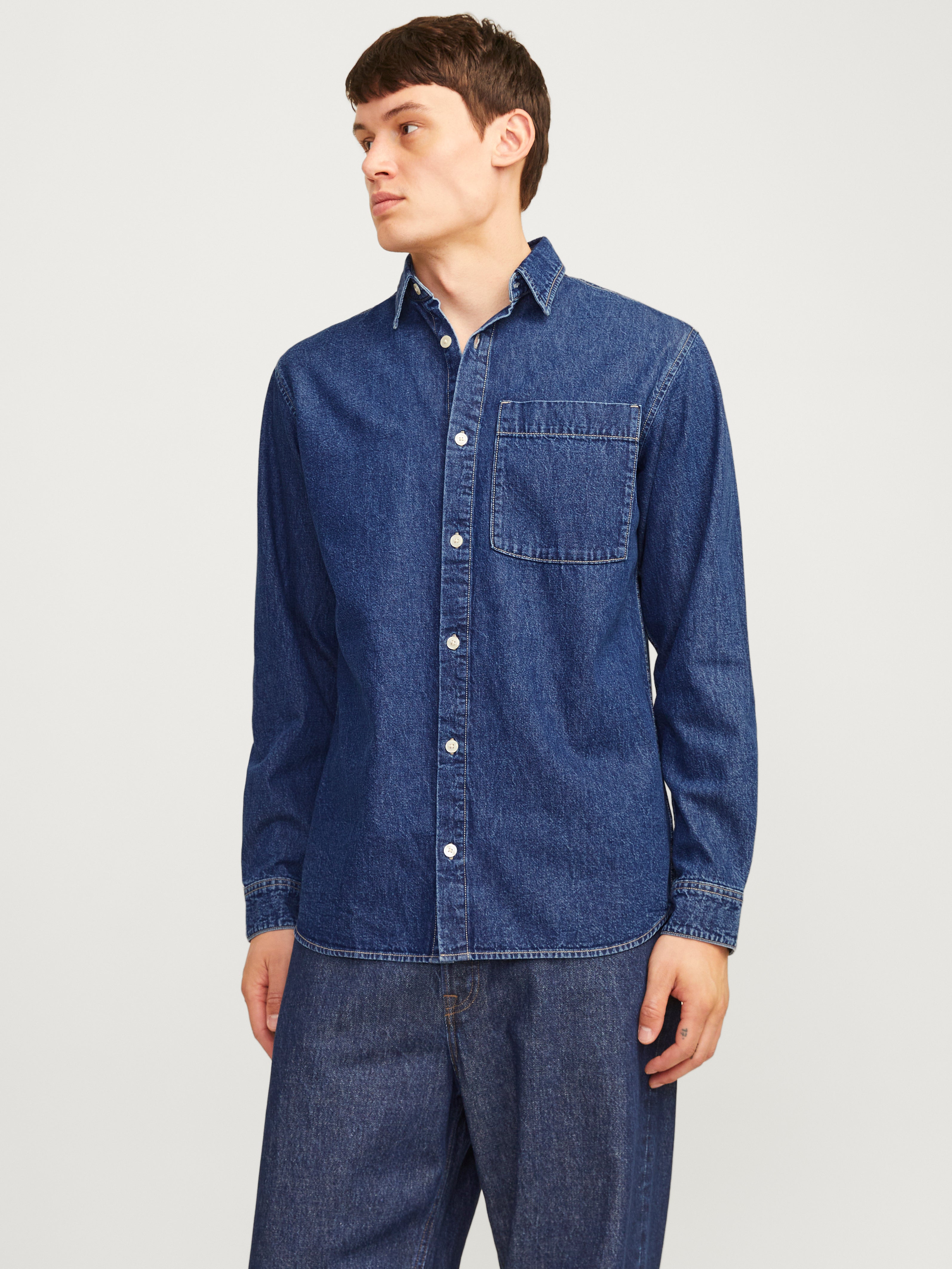 Comfort Fit Jeanshemd