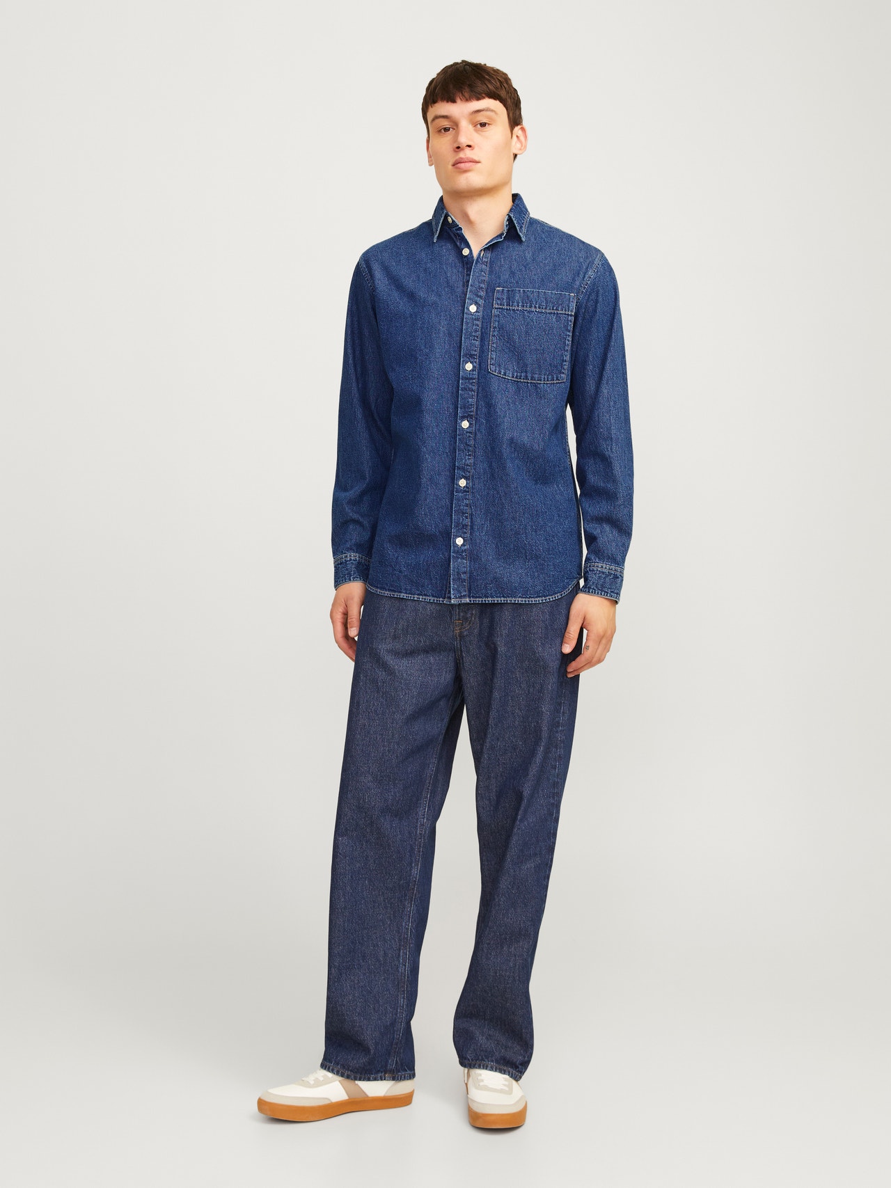 Camicia Da Uomo In Denim 100% Cotone. – Alea Fashion Industries - Foto 13