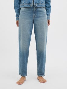JJXX JXLISBON MOM HW R4128 JEANS DNM -Medium Blue Denim - 12259254