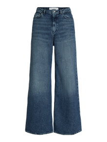 JJXX JXTOKYO WIDE HW R6129 JEANS DNM NOOS -Dark Blue Denim - 12259255