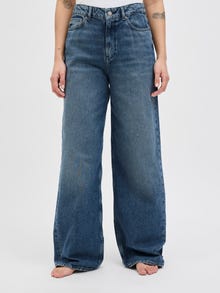 JJXX JXTOKYO WIDE HW R6129 JEANS DNM NOOS -Dark Blue Denim - 12259255
