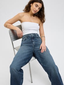 JJXX JXTOKYO WIDE HW R6129 JEANS DNM NOOS -Dark Blue Denim - 12259255