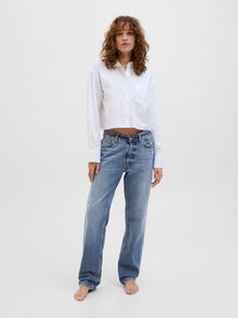 JJXX JXSEOUL STR MW JEANS R3130 SVG DNM NOOS -Medium Blue Denim - 12259257
