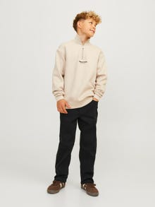 Jack & Jones JJICLARK JJORIG STRETCH SQ 356 SN Regular fit Džinsai For boys -Black Denim - 12259278