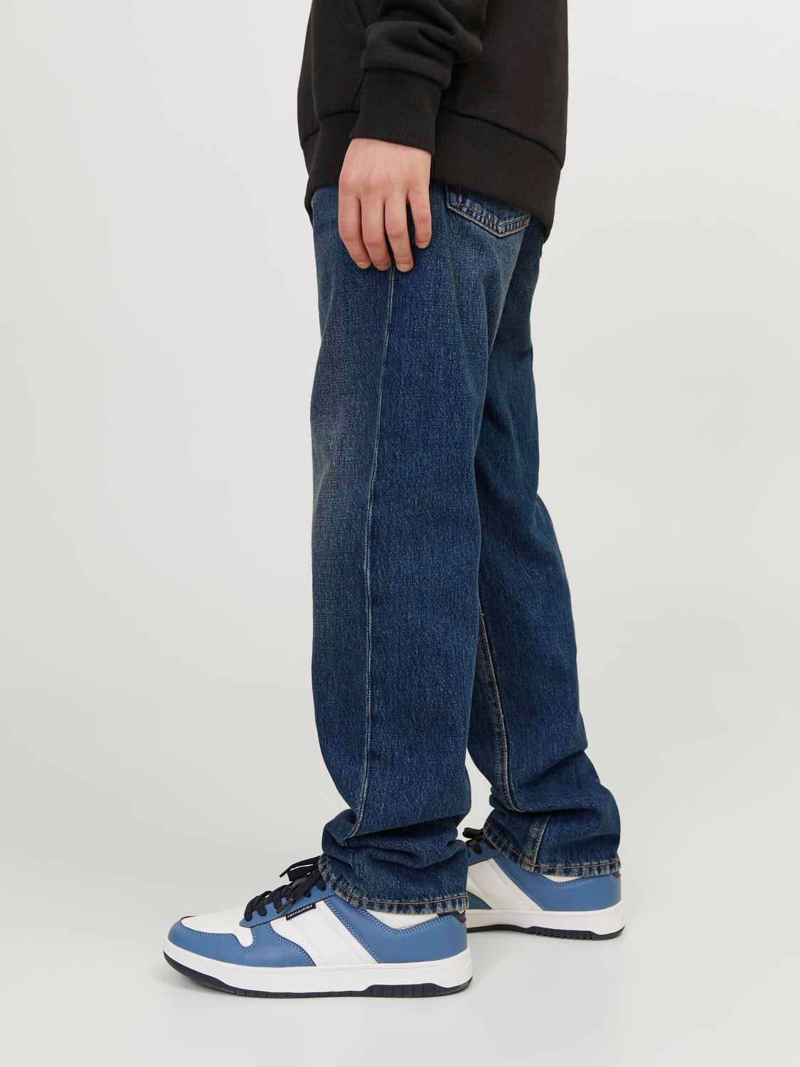 Jack & Jones JJICHRIS JJORIGINAL MF 993 Relaxed Fit Jeans For boys -Blue Denim - 12259292