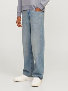 Jack & Jones JJIALEX JJORIGINAL MF 607 SN JNR Baggy džinsai Jaunimui -Blue Denim - 12259294