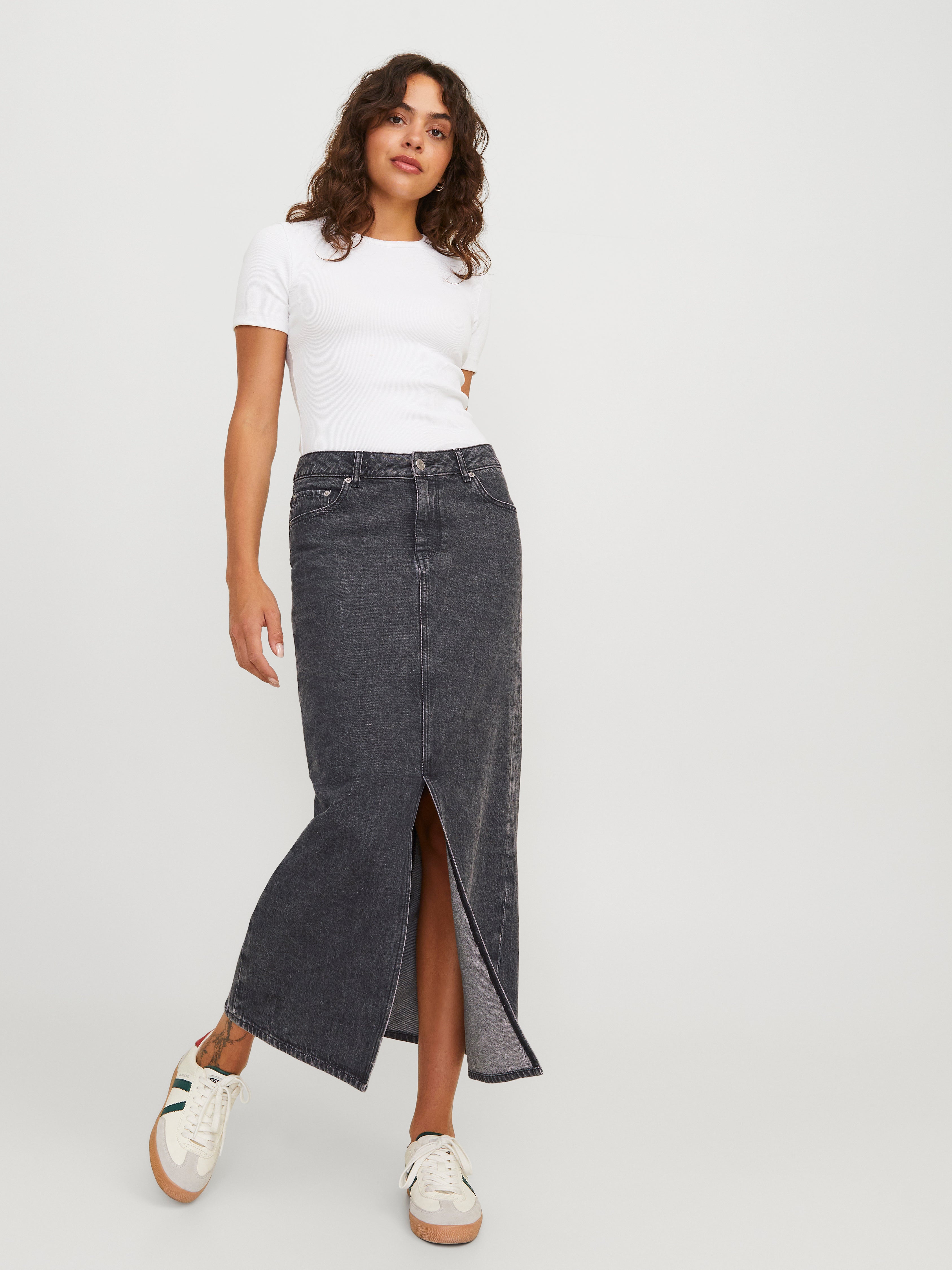 JXAURA Denim skirt | Medium Grey | JJXX®