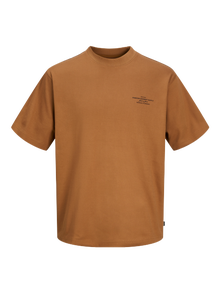 Jack & Jones Bedrukt Ronde hals T-shirt -Nuthatch - 12259357