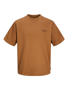 Jack & Jones Nadruk Okrągły dekolt T-shirt -Nuthatch - 12259357