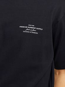 Jack & Jones Tryck Rundringning T-shirt -Black - 12259357