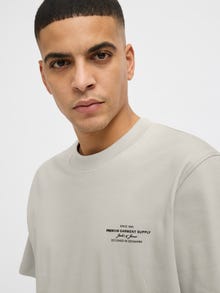 Jack & Jones Printed T-shirt -Silver Lining - 12259357