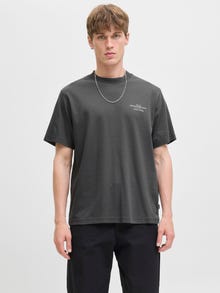 Jack & Jones μπλουζάκι -Volcanic Ash - 12259357