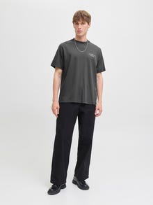Jack & Jones μπλουζάκι -Volcanic Ash - 12259357