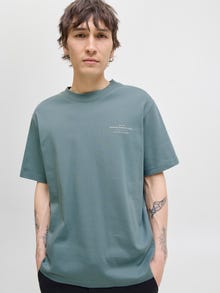 Jack & Jones T-shirt Imprimé -Goblin Blue - 12259357