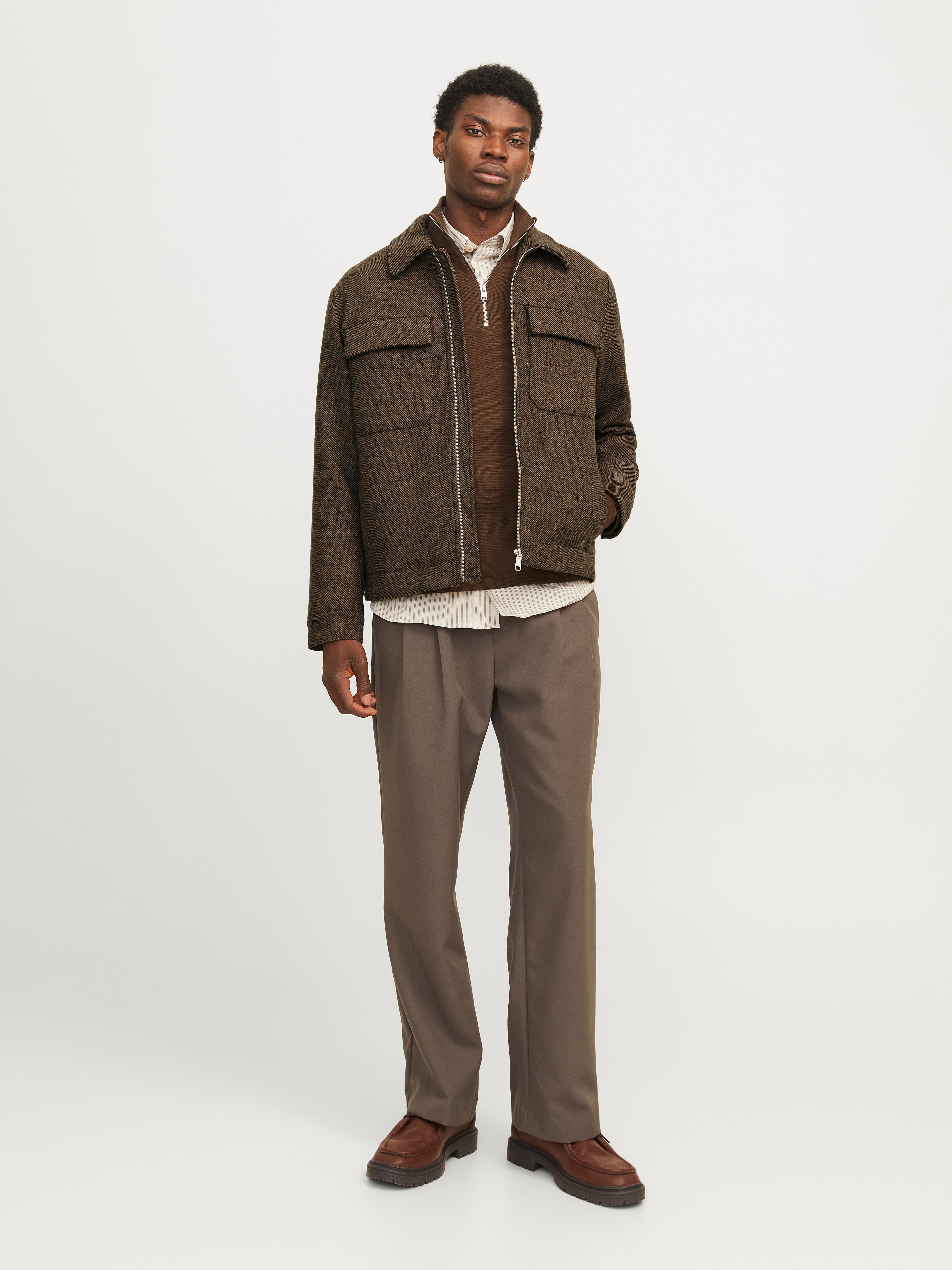 Overshirt Donkerbruin Jack & Jones®