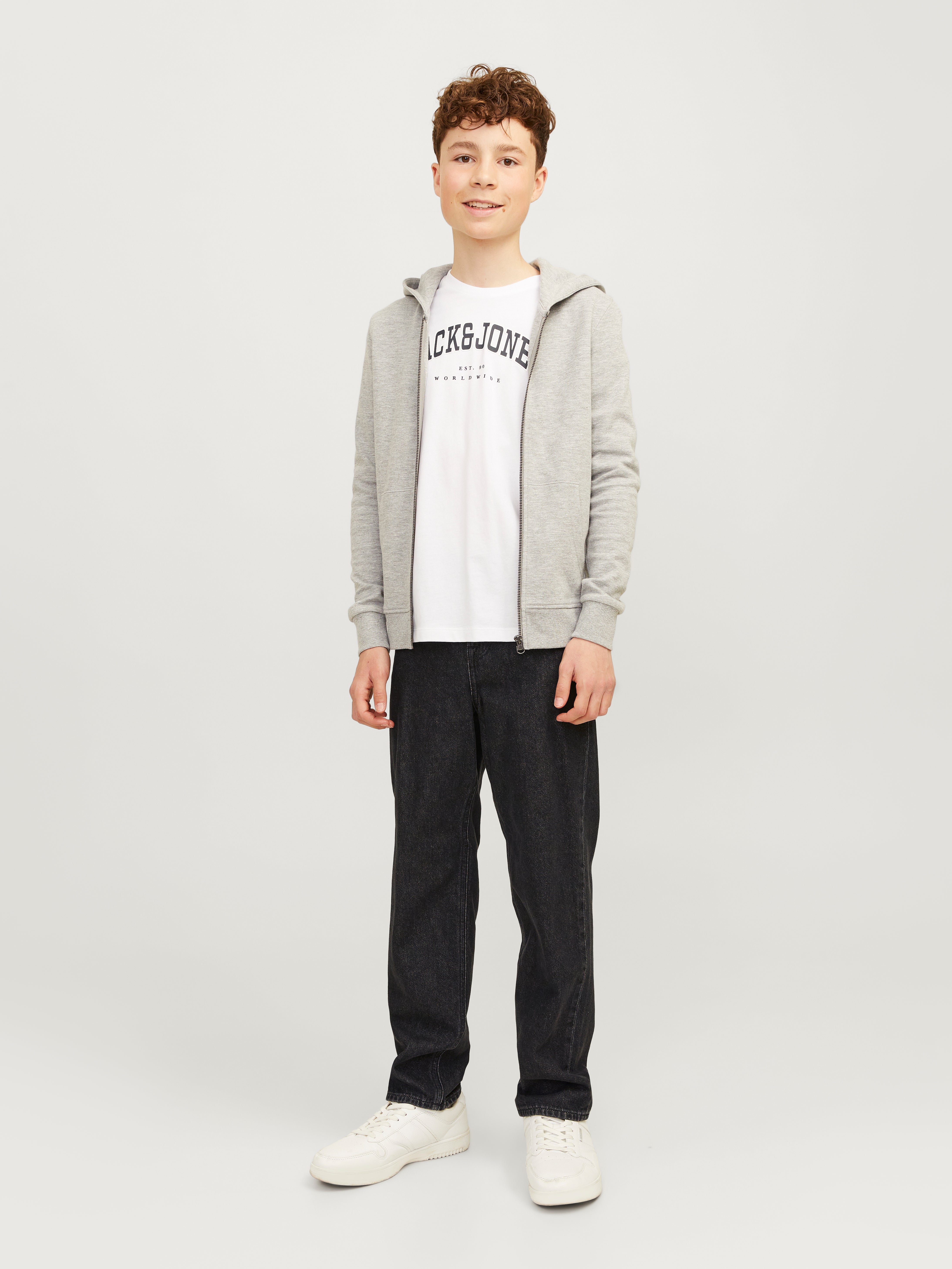 JJICHRIS JJORIGINAL SQ 736 Relaxed Fit Jeans Voor jongens