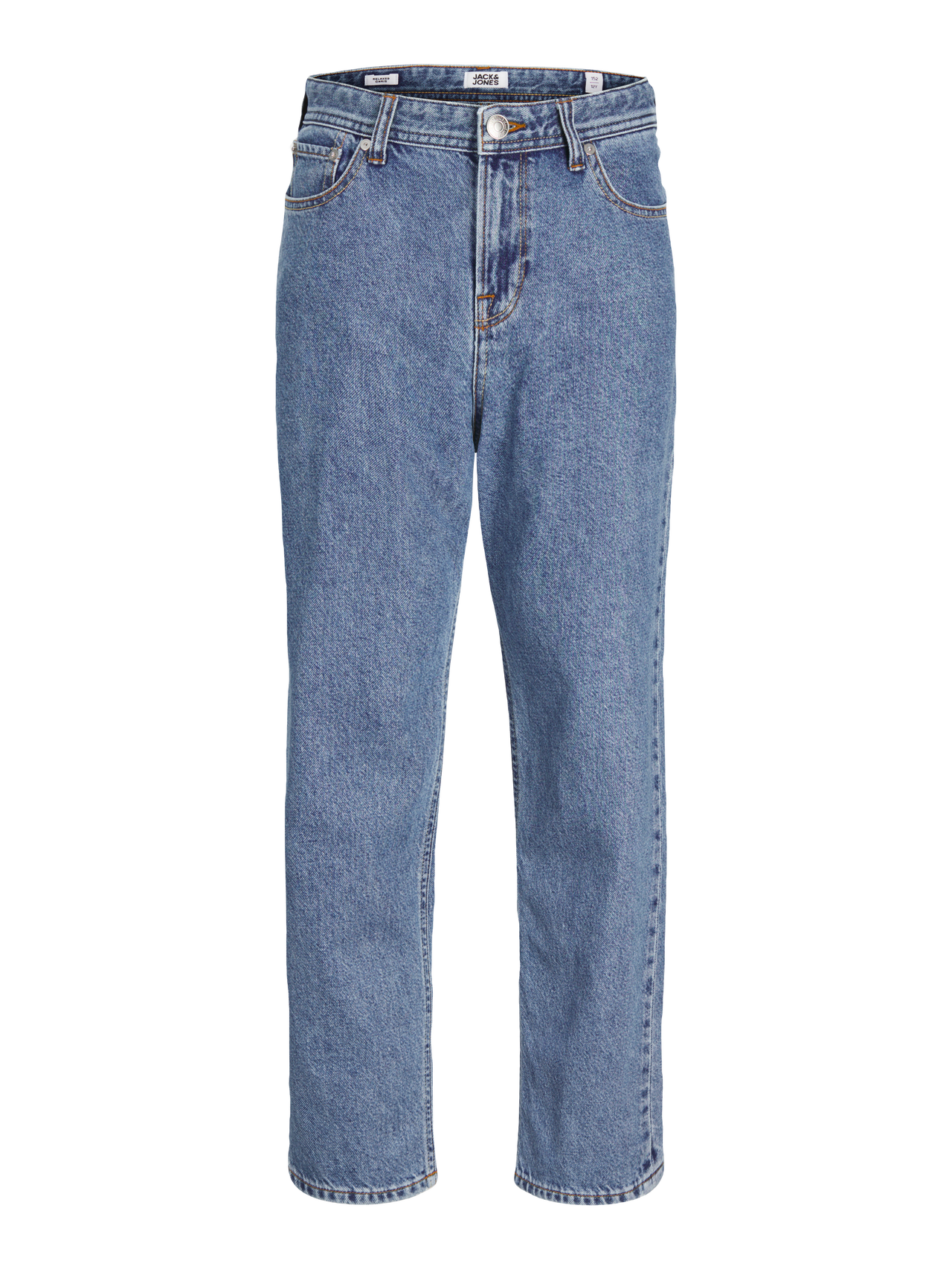 Jack & Jones JJICHRIS JJORIGINAL SQ 735 Relaxed fit Džíny Junior -Blue Denim - 12259412