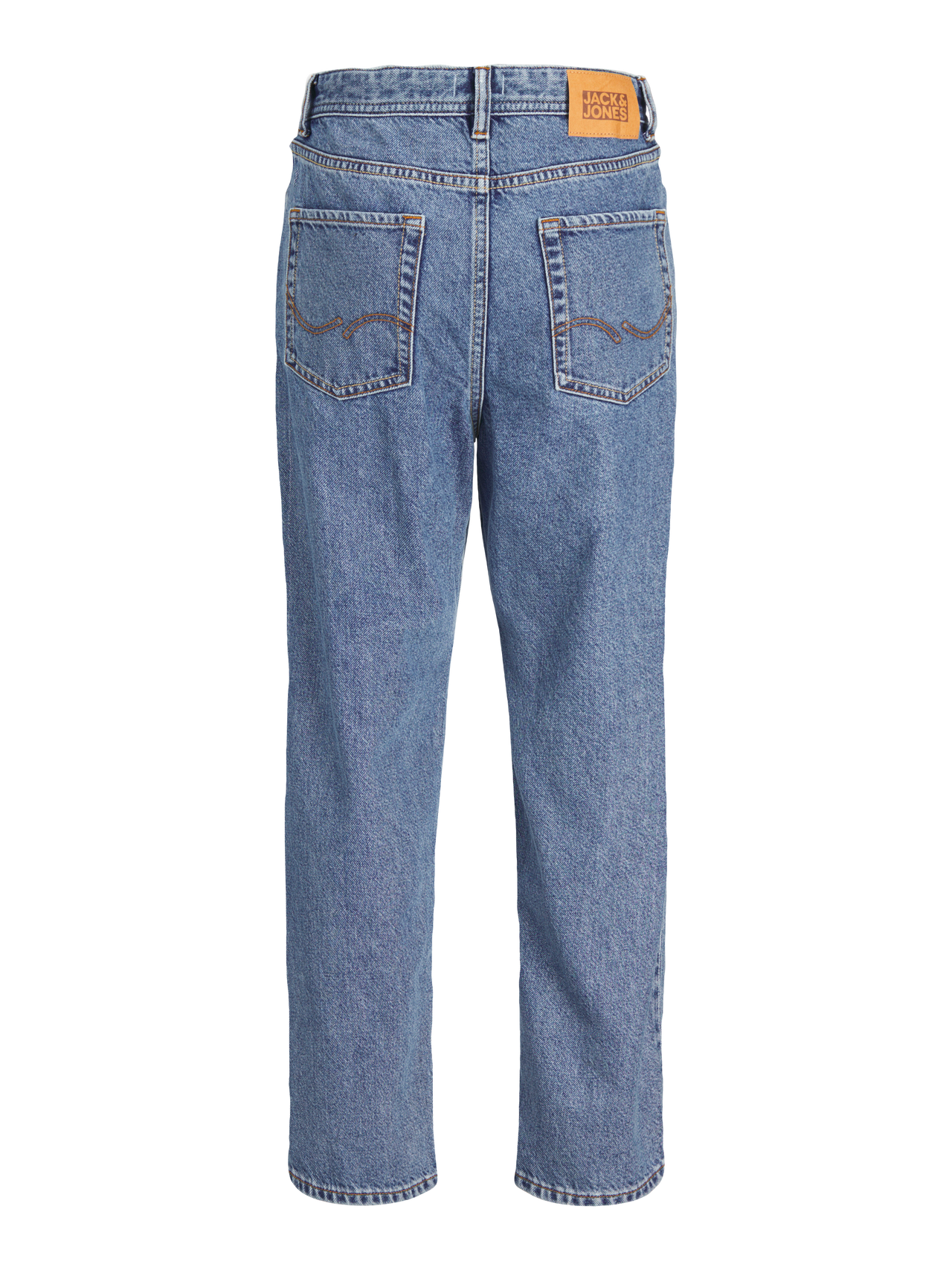 Jack & Jones JJICHRIS JJORIGINAL SQ 735 Relaxed fit Džíny Junior -Blue Denim - 12259412