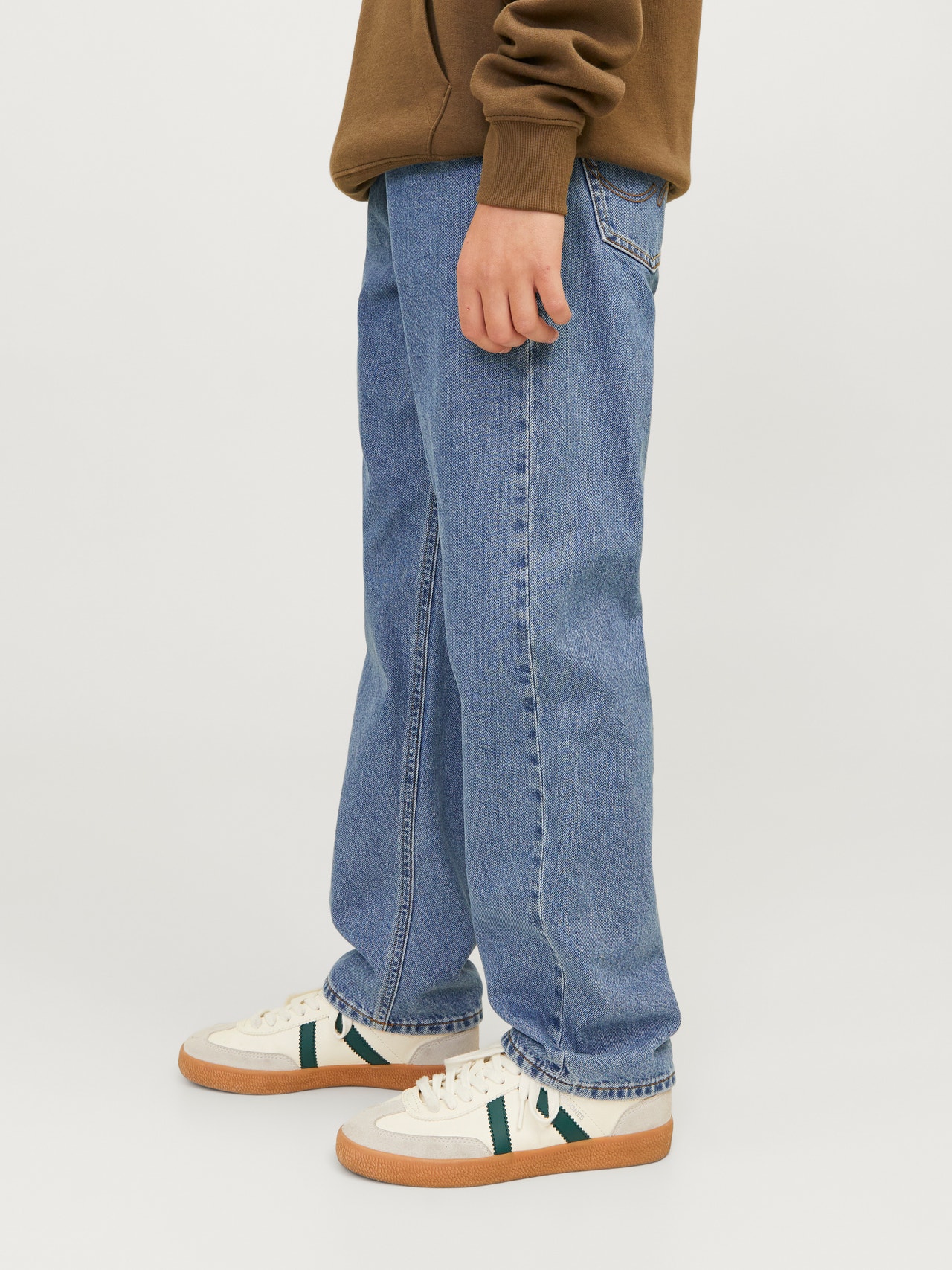 Jack & Jones JJICHRIS JJORIGINAL SQ 735 Relaxed Fit Jeans Para chicos -Blue Denim - 12259412