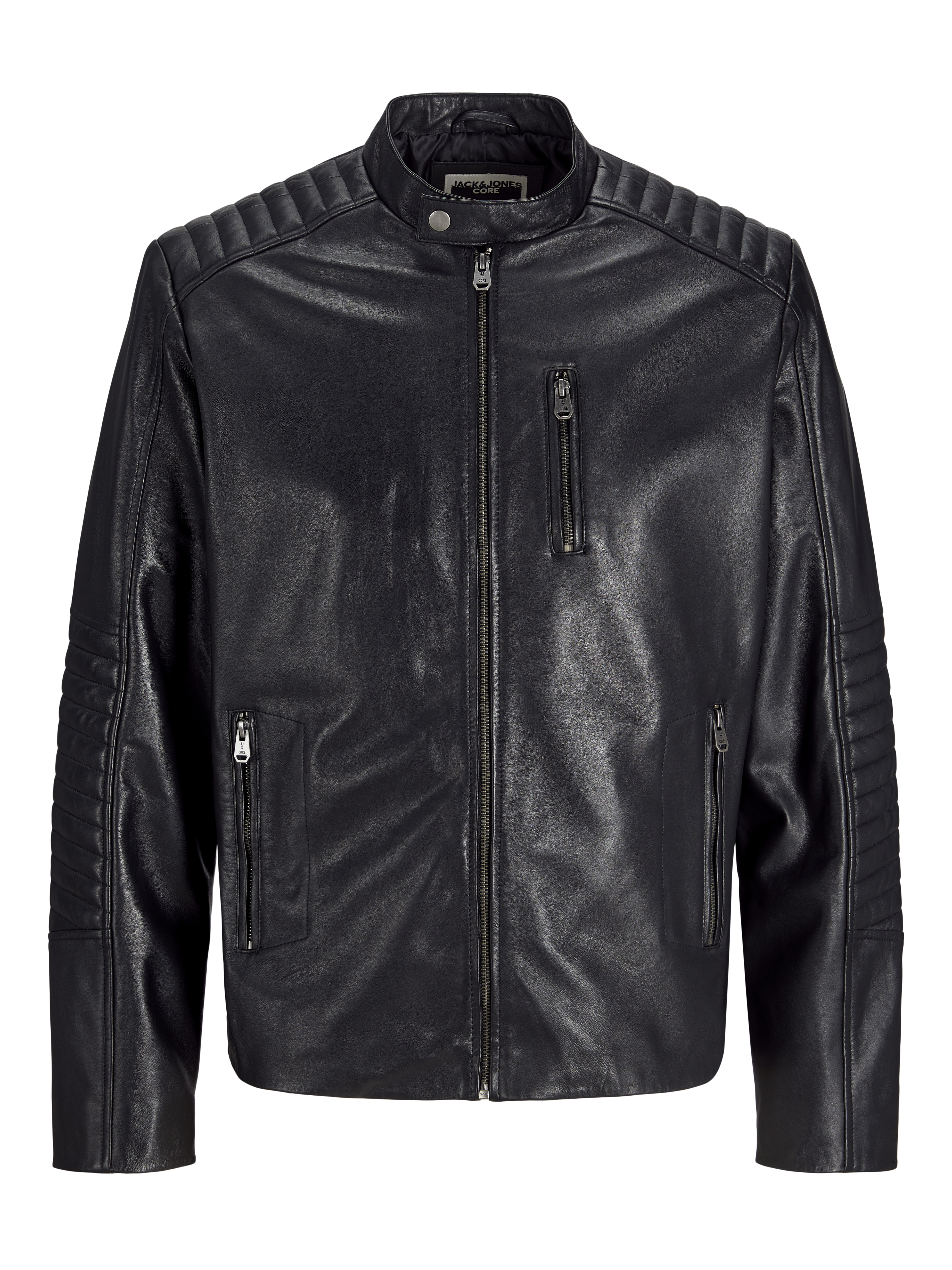 Jack & Jones Leather jacket -Black - 12259415