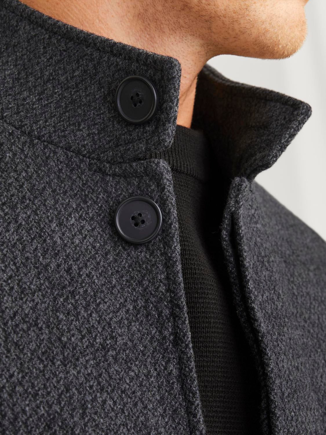 Jack and jones high fashion neck wool coat