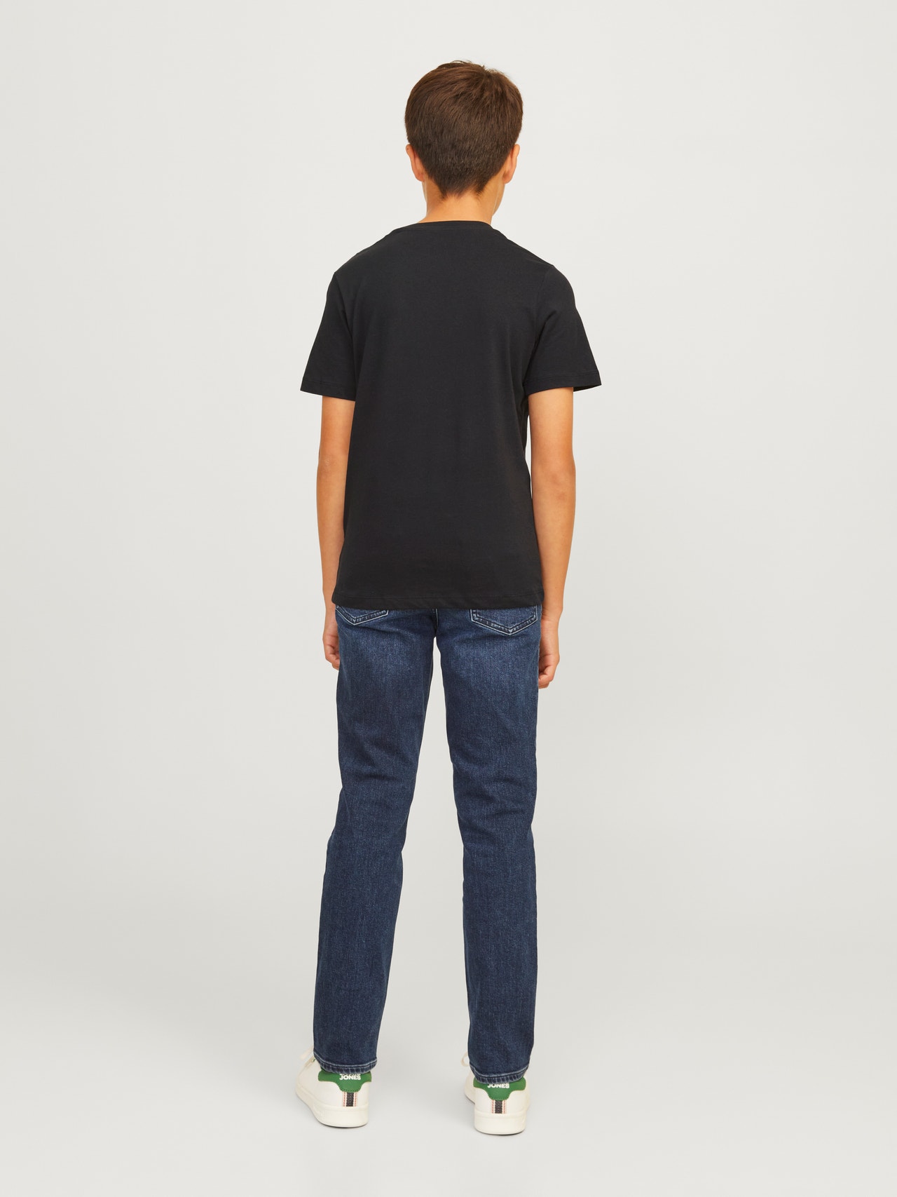 Jack & Jones Logo T-shirt For boys -Black - 12259476