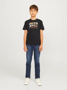 Jack & Jones Logo T-shirt Voor jongens -Black - 12259476
