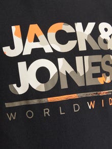 Jack & Jones Logo T-skjorte For gutter -Black - 12259476