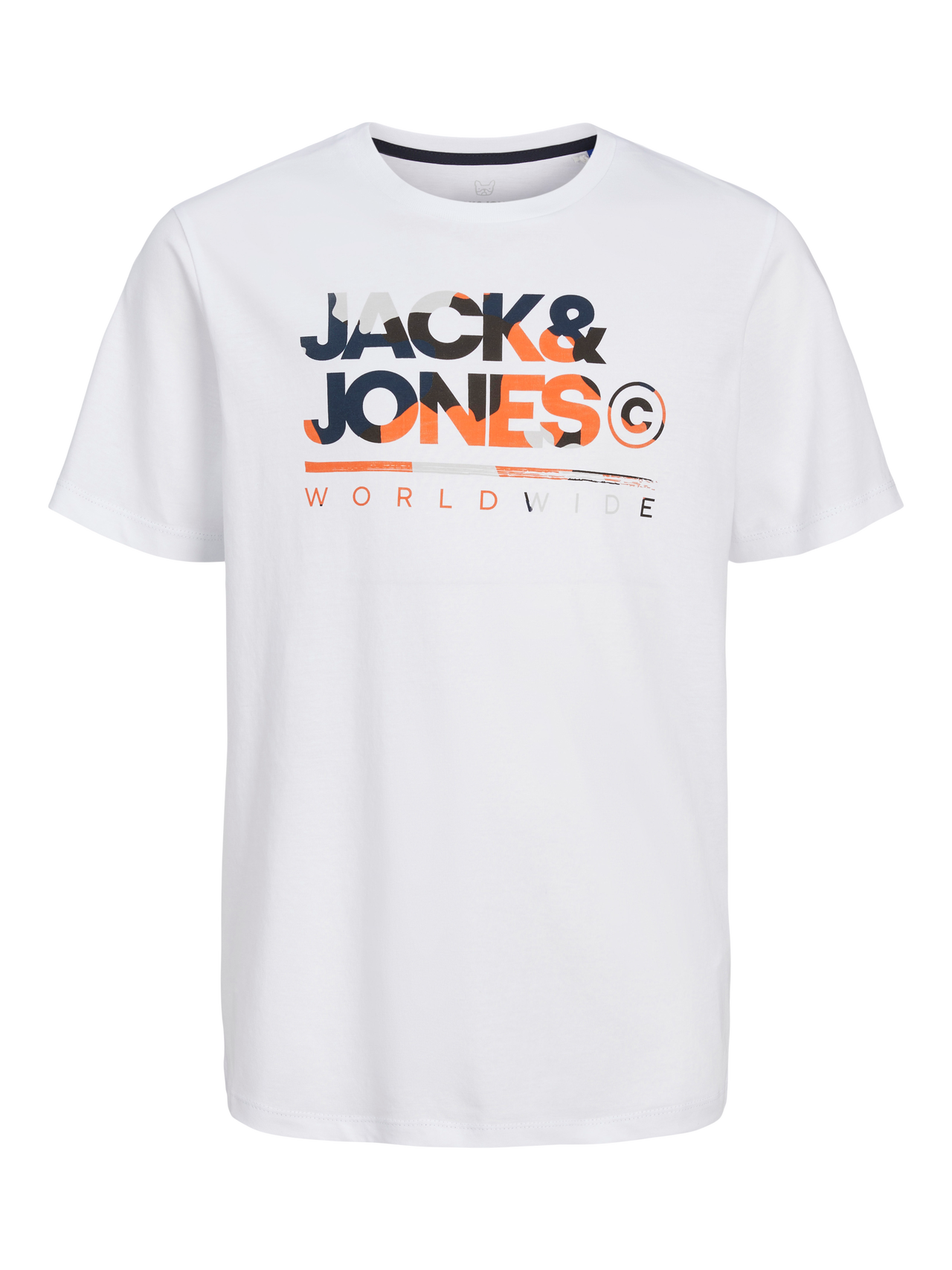 Jack & Jones Logo T-särk Junior -White - 12259476