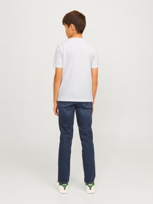 Jack & Jones Logo T-särk Junior -White - 12259476