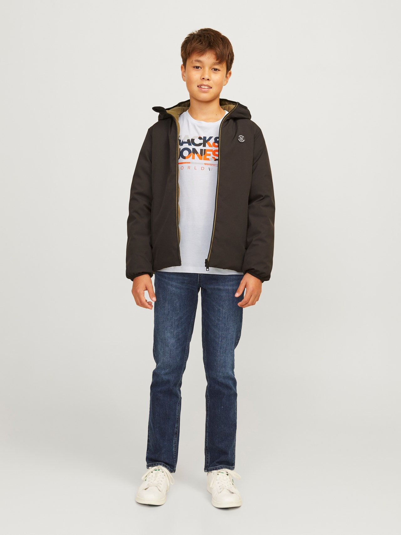 Jack & Jones T-shirt Con logo Per Bambino -White - 12259476