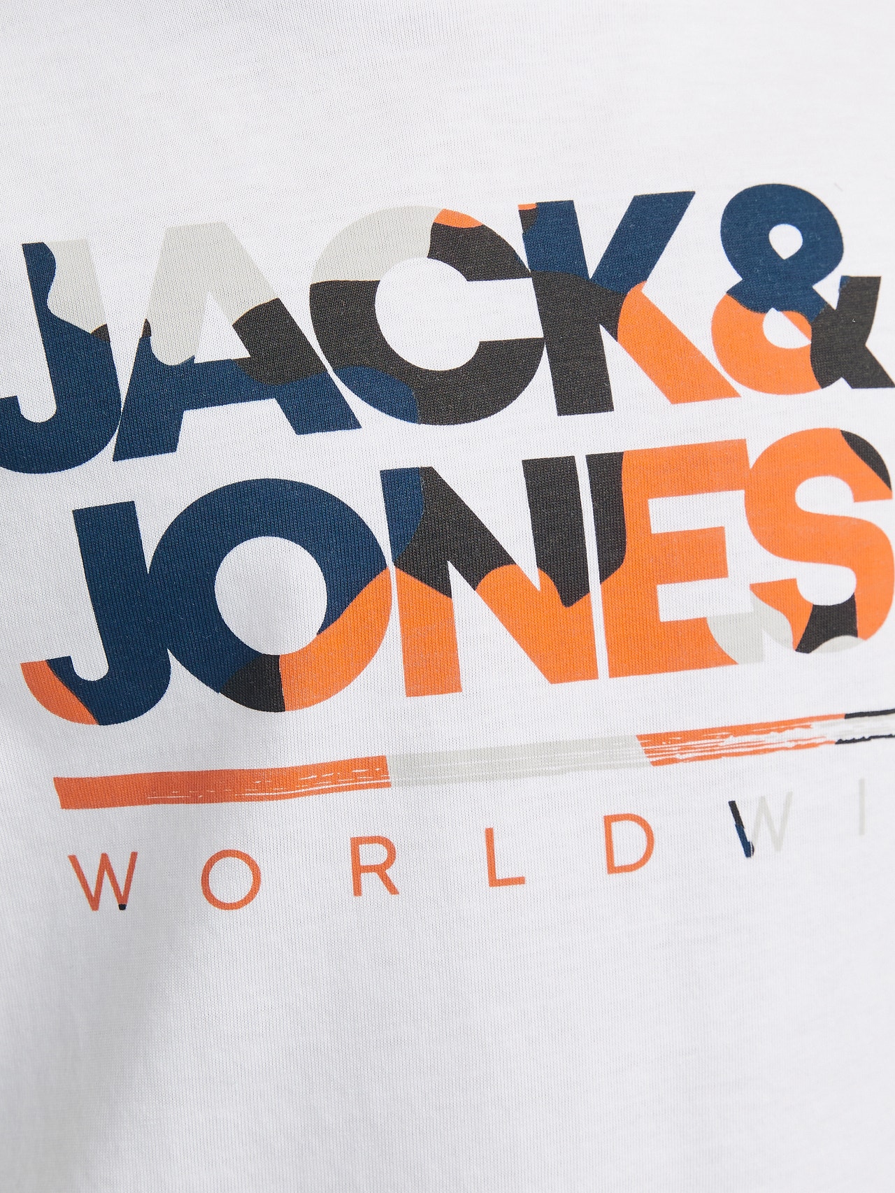 Jack & Jones Logo T-shirt For boys -White - 12259476