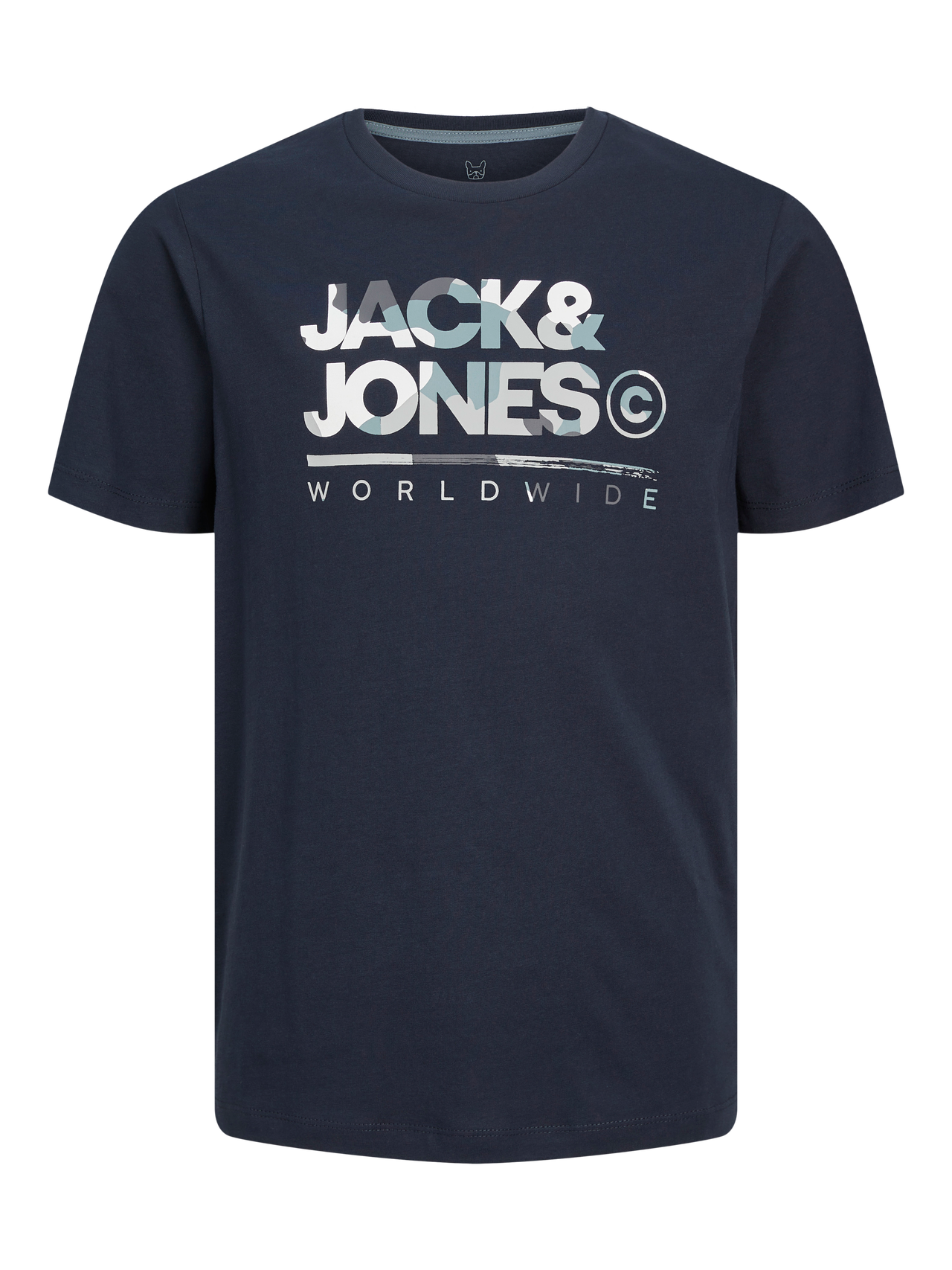 Jack & Jones Logo T-shirt Til drenge -Navy Blazer - 12259476