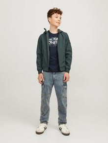 Jack & Jones Logo T-särk Junior -Navy Blazer - 12259476