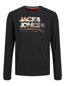 Jack & Jones Logotipas Marškinėliai Mini -Black - 12259499