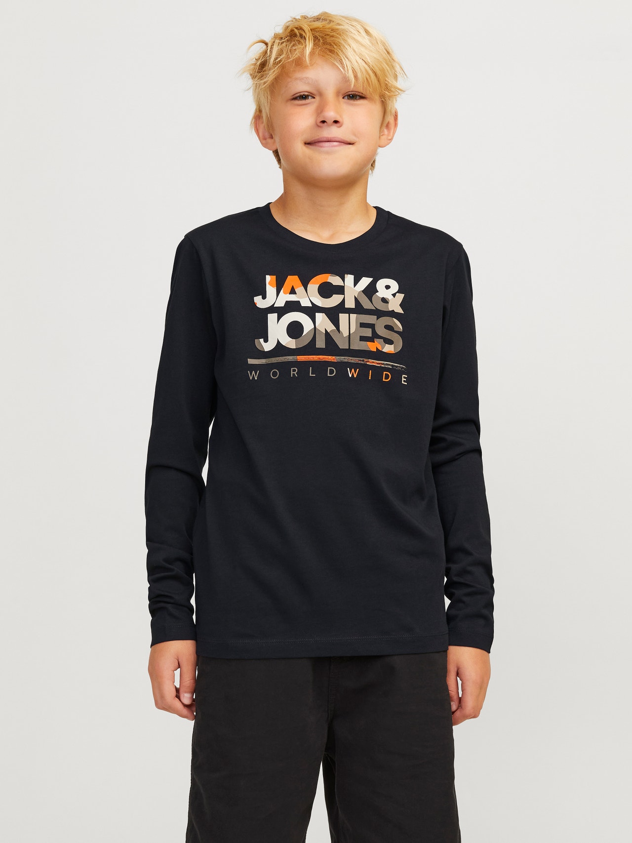 Jack & Jones Z logo T-shirt Mini -Black - 12259499