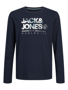 Jack & Jones Logotipas Marškinėliai Mini -Navy Blazer - 12259499