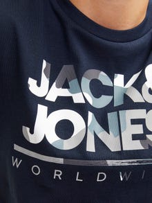 Jack & Jones Logo T-shirt Mini -Navy Blazer - 12259499