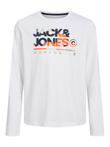 Jack & Jones Καλοκαιρινό μπλουζάκι -White - 12259499