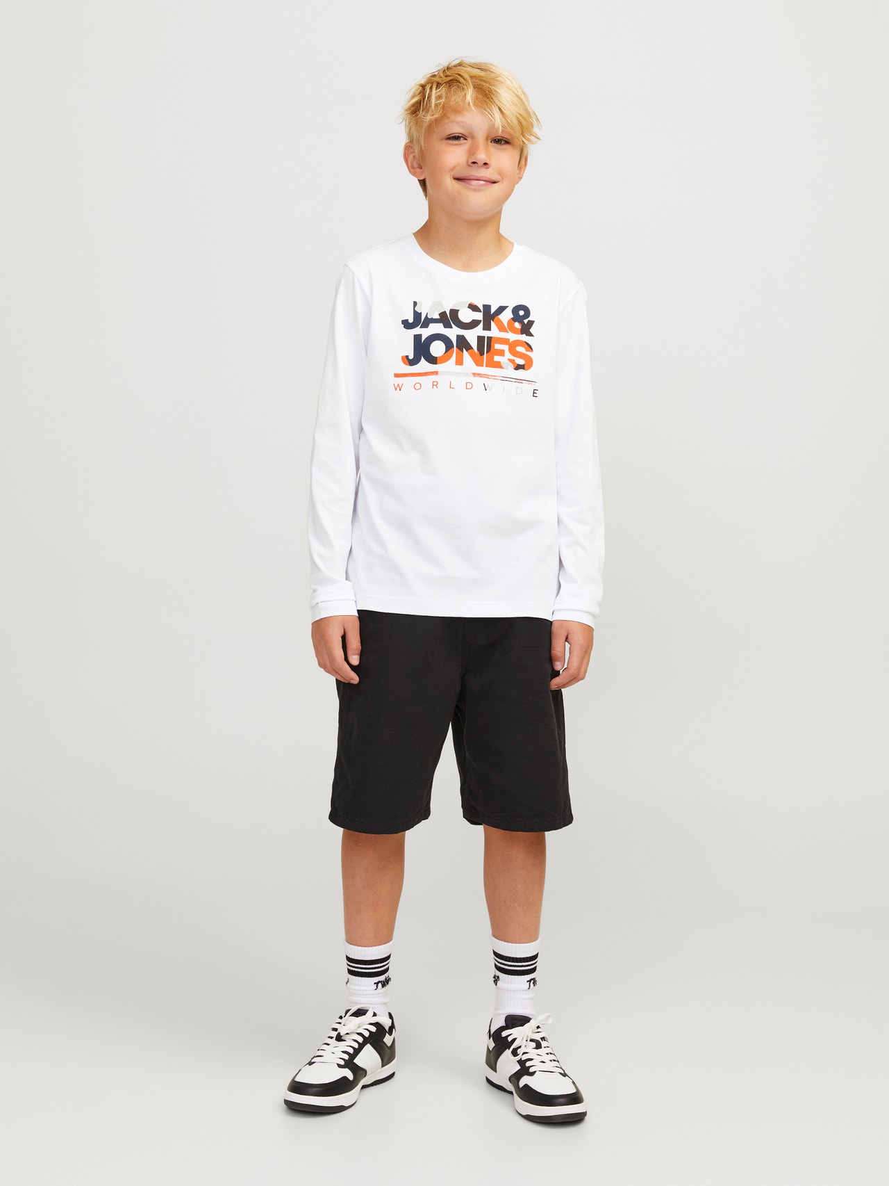 Jack & Jones Logotipas Marškinėliai Mini -White - 12259499