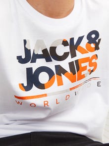 Jack & Jones Logo T-särk Mini -White - 12259499