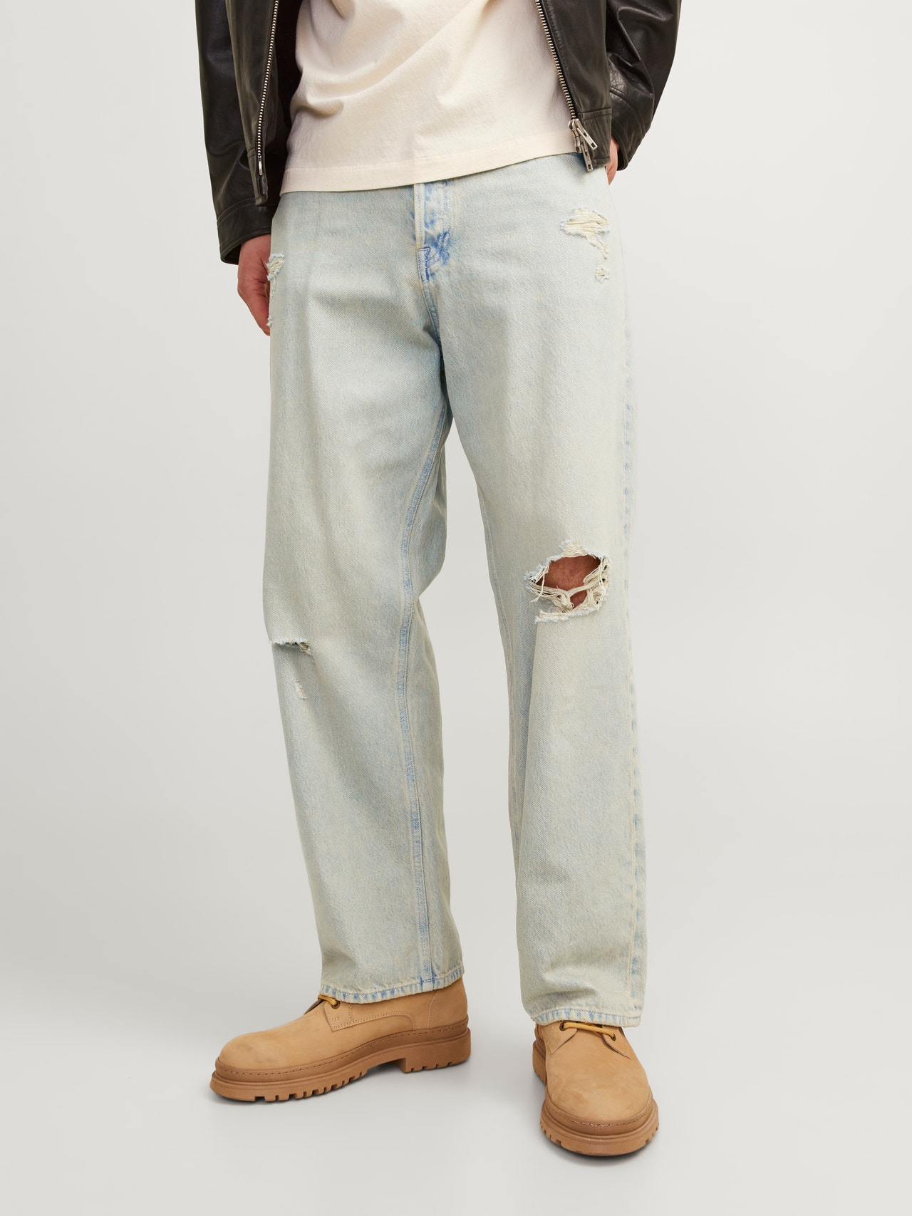 Jack & Jones JJIALEX JJORIGINAL SBD 266 Baggy Fit Jeans -Blue Denim - 12259601
