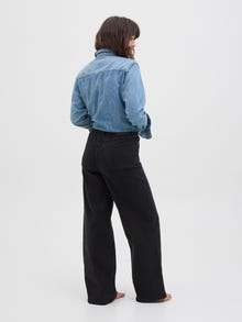JJXX JXTOKYO WIDE HW C6145 JEANS DNM NOOS -Black Denim - 12259638