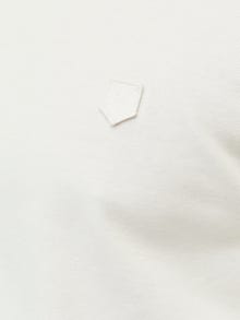 Jack & Jones Plain Polo Longsleeved T-shirt -Cloud Dancer - 12259645