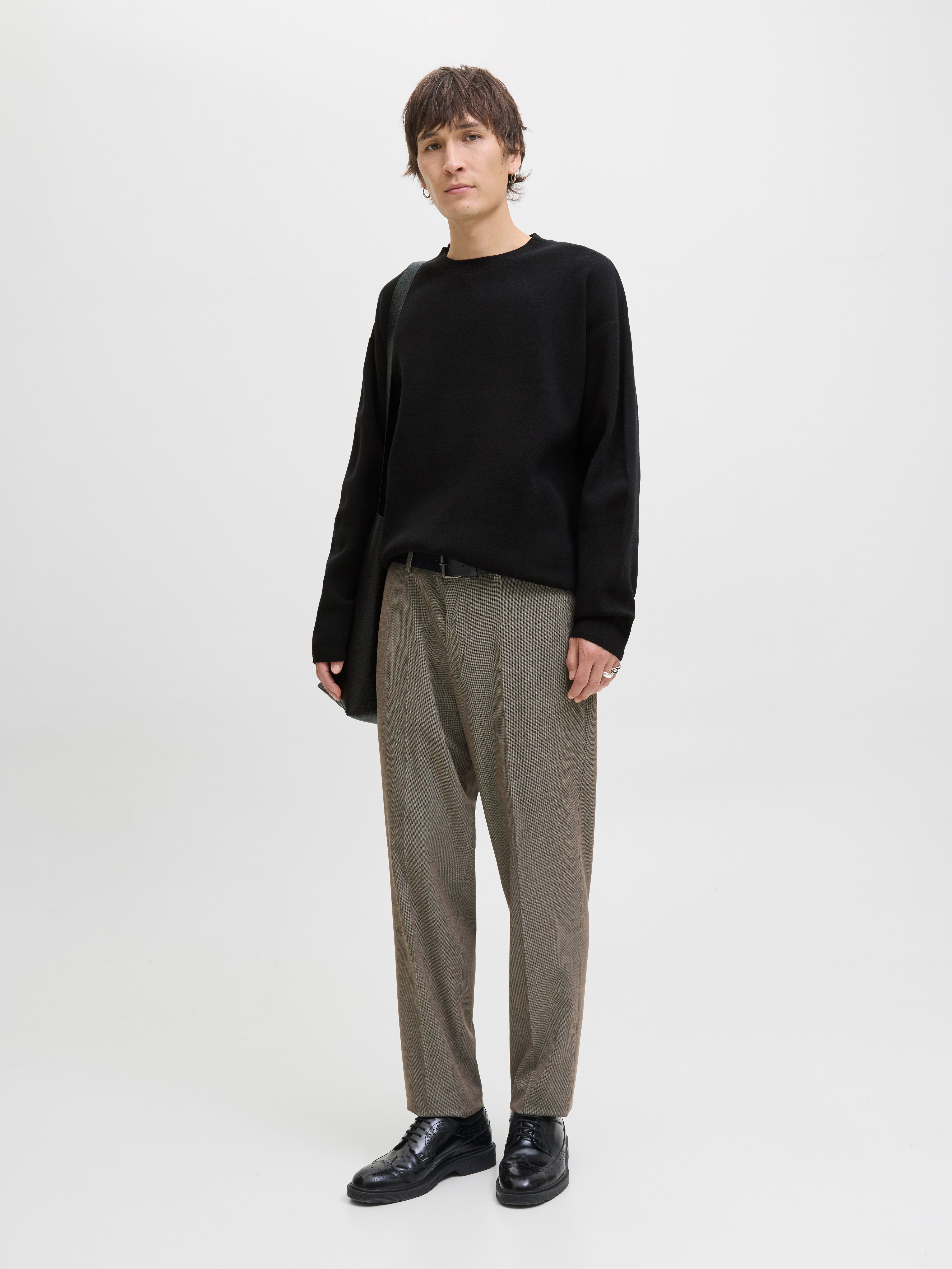 Thumbnail - Einfarbig Strickpullover